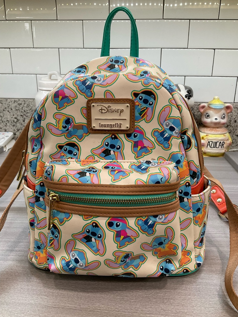 LOUNGEFLY DISNEY LILO & STITCH DECADE OUTFITS MINI BACKPACK‎